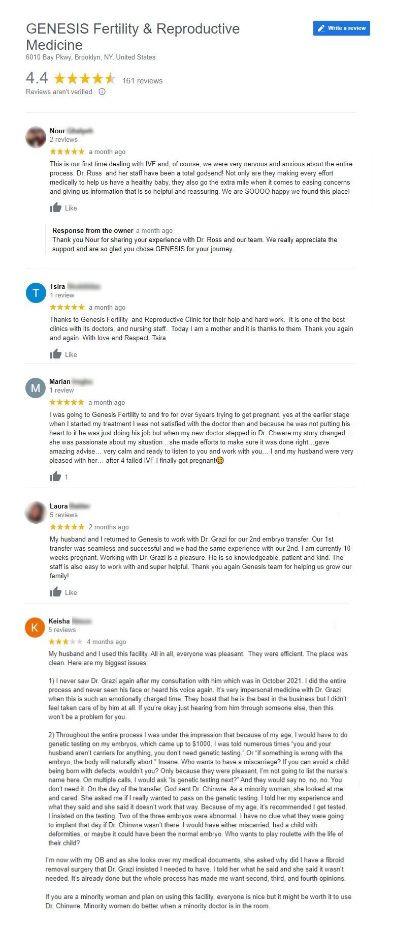 Genesis reviews